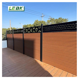 Panneaux <span class=keywords><strong>de</strong></span> clôture extérieurs étanches en lattes solides pour l'intimité, en composite bois-plastique (WPC), résistants aux UV, 1,8 m, pour <span class=keywords><strong>jardin</strong></span> et maison - Product Image 4