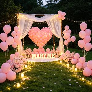 Decotex Latex Premium Quality Vivid Color Party Decoration Balloons 25Cm Pink R10 Party Decoration - Product Image 5