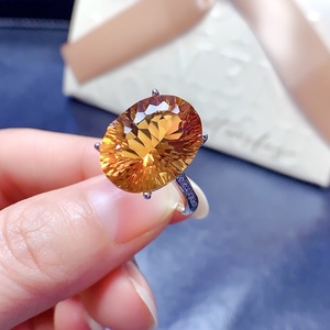 Ensemble de bijoux en argent 925 de haute qualité, nouveau design, coupe spéciale, citrine naturelle, inspiré des contes de fées, cadeau raffiné - Product Image 6