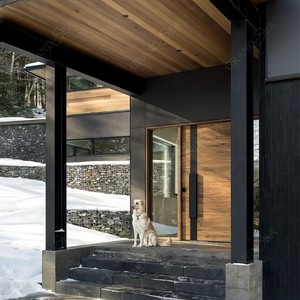 <span class=keywords><strong>Porte</strong></span> <span class=keywords><strong>d</strong></span>'<span class=keywords><strong>entrée</strong></span> de luxe Grandsea, antivol, en aluminium, <span class=keywords><strong>porte</strong></span> extérieure pivotante, portes blindées avec éclairage pour résidentiel - Product Image 2