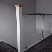 Designs de Balcons Garde-corps en Verre Trempé Extérieur pour Rampe d'Escalier