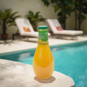 Oem/ODM Nước Ép Trái Cây Đồ Uống 230Ml Chai Thủy Tinh Sâu Sắc Tùy Chỉnh Xoài Có Hương Vị Uống 15 Chai Mỗi Trường Hợp Sẵn Sàng Để Uống - Product Image 3
