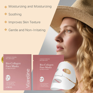 Masque hydratant au collagène, hydratation intense, soin hydratant et éclaircissant pour la peau. - Product Image 5