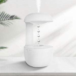 Diffuseur d'arômes ultrasonique blanc 2026, portable, USB, nébuliseur d'huiles essentielles, humidificateur anti-gravité pour la maison - Product Image 6