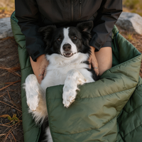 Sacs de couchage pour chiens avec logo personnalisé, sacs de couchage pour chiens pour le camping en plein air, sacs de couchage pour animaux de compagnie fins rembourrés de duvet avec fermeture éclair