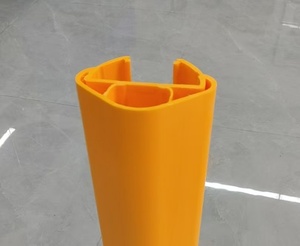 Protections de rayonnages en plastique Nanjing Peterack pour éviter les dommages des chariots élévateurs et améliorer la sécurité des entrepôts - Product Image 1