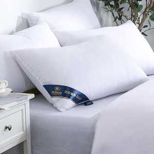 Maschinenwaschbare Flauschige Luxus Hilton Hotel Kopfkissen mit Daunenalternativer Mikrofaserfüllung zur Nackenstützung - Product Image 3