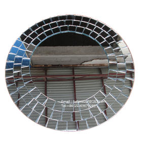 <span class=keywords><strong>Mosaïque</strong></span> de miroir en verre noir carré de 60x60 cm, en gros, pas cher, pour la décoration murale moderne - Product Image 2