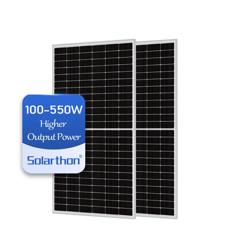 لوحات طاقة شمسية قابلة للحمل من Solarthon محطة طاقة شمسية 420 وات أحادية البلورية
