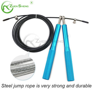 <span class=keywords><strong>Corde</strong></span> à <span class=keywords><strong>sauter</strong></span> réglable durable Zhensheng OEM, entraînement physique, poignée en aluminium, <span class=keywords><strong>corde</strong></span> à <span class=keywords><strong>sauter</strong></span> rapide - Product Image 5