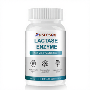Integratore Enzimatico <span class=keywords><strong>di</strong></span> <span class=keywords><strong>Lattasi</strong></span> Naturale Vegano Ausreson OEM Private Label per Supporto Immunitario e Salute Digestiva - Compresse <span class=keywords><strong>di</strong></span> Enzima <span class=keywords><strong>Lattasi</strong></span> - Product Image 1
