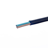 H07RN-F 2x1,5 Zweiadriges Kabel mit 1,5 mm² Querschnitt, Flach Isoliertes Gummi-Stromkabel für den Außenbereich