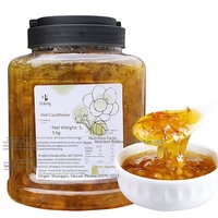 Sauce de thé à la passion OEM Dunhuang 1,5 kg – Boisson spéciale pour salons de thé, préparation pour thé au lait, jus de fruit, pulpe de fruit de la passion, ingrédient brut