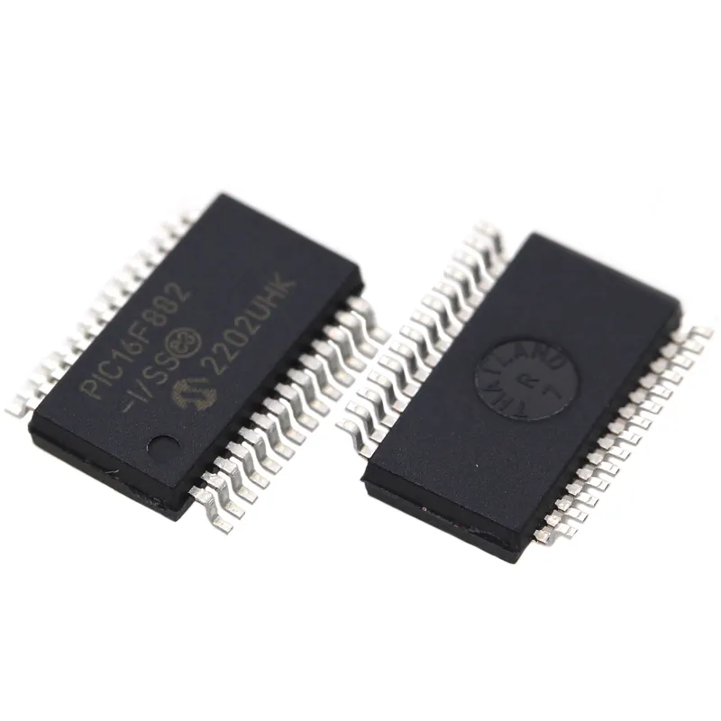 Ban đầu mới trong kho IC MCU 8bit 3.5kb Flash 28ssop PIC16F882T-I/SS mạch tích hợp IC chip