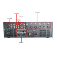 Console de mixage audio DJ amplifiée 8 canaux UR-802FX avec Bluetooth, USB, 16 effets DSP, montage en rack pour scène, mariage, karaoké, sonorisation en direct