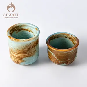 Nieuwe Collectie Yayu Porselein Kleurrijke Koffie Mok Veranderen Creative Retro Drinkware Populaire Ontwerp Keramische Thee Cup Zonder Handvat