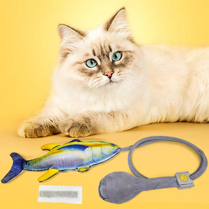 SinSky Moving <span class=keywords><strong>Flippity</strong></span> Dancing Fish Toy Flopping Kicker Simulación eléctrica <span class=keywords><strong>Flippity</strong></span> Fish Juguete interactivo para gatos - Product Image 2