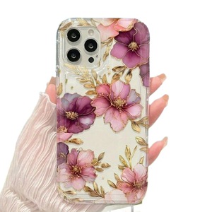 Custodia custodia per telefono cellulare in TPU con stampa floreale di lusso con assorbimento degli urti Anti-caduta per <span class=keywords><strong>Iphone</strong></span> <span class=keywords><strong>8</strong></span> X Xr Xs Max 11 12 13 14 15 16 17 - Product Image 2