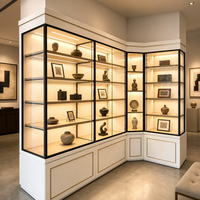 Vitrine de présentation et de rangement personnalisée pour parfums, chaussures, sacs, jouets, artisanat, bijoux et objets de collection, vente en gros directe usine