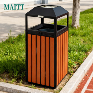 Customized outdoor trash cans, stainless steel recycling <b>bins</b>, outdoor fruit peel <b>bins</b>, for parks, residential areas, scenic - Product Image 1