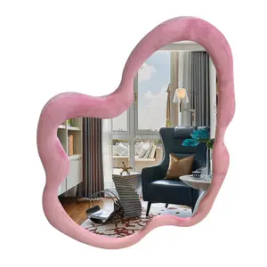 Custom modern vanity frame makeup long dressing unbreakable full body mirror room bedroom bathroom home decor luxury espejos