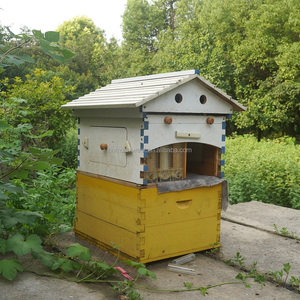Kit de ruches à flux automatique en bois de qualité alimentaire pour l'apiculture avec 7 cadres - Product Image 1