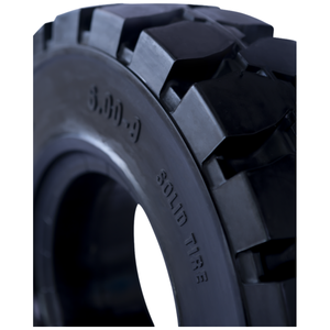 Pneu plein pneumatique haute résistance 6.00-9, pneu en caoutchouc plein, roue de remorque, pneus pleins pour chariot élévateur - Product Image 2