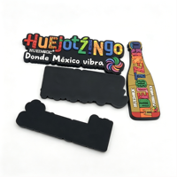 Imán de Goma para Refrigerador con Logotipo Personalizado, Impresión a Todo Color, Regalo Promocional, Adhesivo Magnético para Ferias Comerciales, MOQ Bajo