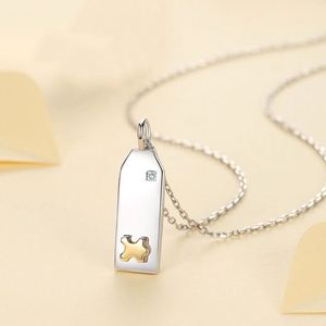 Collier de couple assorti en forme de briques de puzzle, pendentif pour amoureux, pour femmes et hommes - Product Image 3
