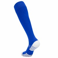 Chaussettes de sport de football pour femmes, montantes au-dessus du genou, avec bord côtelé, talon et bout renforcés, en maille, pour équipes sportives, OEM en gros