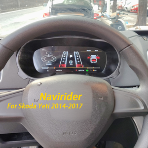 Pantalla de Instrumentos Digital LCD de 10.25'' con Diseño de Cabina Virtual, Velocímetro y Panel de Control para Skoda Yeti 2014-2017, Conexión Plug and Play - Product Image 1