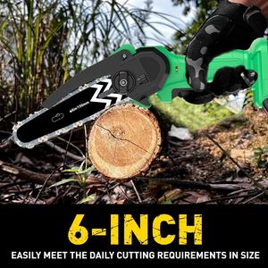 Tronçonneuse sans fil professionnelle 20V de qualité DIY, outil électrique pour la coupe du bois, entrepôt local aux États-Unis, livraison directe disponible - Product Image 4