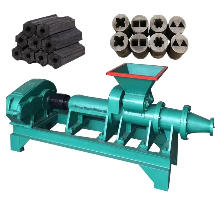 Small biomass coal charcoal extruder machine bagasse wood coal sawdust briquette extruder forming press making machine