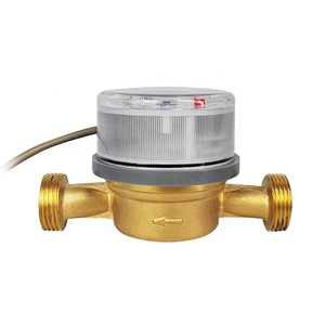 Compteur d'eau froide à jet unique mécanique en laiton, type sec, DN20, IP68, OEM, à impulsions - Product Image 5