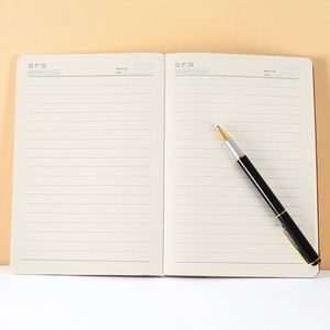 Academic A5 Logo Customizable Pocket PU Leather Diary <b>Note</b> <b>Book</b> with Custom Elastic Band Hardcover Planner Journal Promotional - Product Image 4
