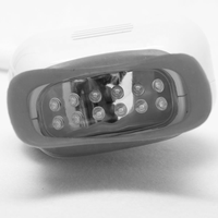 نظام تبييض الأسنان بالضوء الأزرق LED بقوة 36 واط مع 12 مصباح LED بطول موجي 440-480 نانومتر، جل H2O2 معتمد من CE، علبة غير سامة
