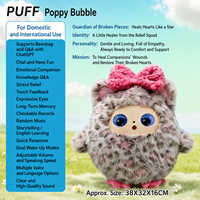 Giocattolo Interattivo Intelligente AI con Funzione di Feedback Touch, Peluche Smart per Bambini, Bestseller per Alleviare lo Stress