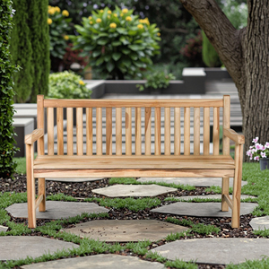 DU'S – <span class=keywords><strong>banc</strong></span> de Patio Design robuste, mobilier d'extérieur, <span class=keywords><strong>banc</strong></span> de jardin à trois places avec palettes, <span class=keywords><strong>banc</strong></span> de parc de cour - Product Image 1