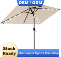 Tente de fête pour 5 à 8 personnes, lumières solaires, imperméable, durable, écologique, portable, utilisable en toutes saisons, tissu Oxford, tiges en alliage d'aluminium
