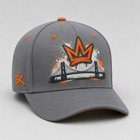 Cappello Snapback con Visiera Curva, Stampa Personalizzata, 5 Pannelli, Stile Trucker, Frontale in Schiuma, Rete Traspirante, Streetwear Urbano West Coast Gothic Chicano, Vendita all'Ingrosso
