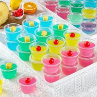 1000 Pcs Gobelets à Sauce en Plastique avec Couvercle 100ml Boîtes à Sauce Transparentes Contenants Alimentaires pour Sauces, Condiments, Crèmes à Emporter Sans BPA Micro-ondable