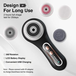 <span class=keywords><strong>Brosse</strong></span> de nettoyage du <span class=keywords><strong>visage</strong></span> à usage domestique rechargeable IPX7 <span class=keywords><strong>brosse</strong></span> de lavage du <span class=keywords><strong>visage</strong></span> électrique étanche appareil de beauté - Product Image 6
