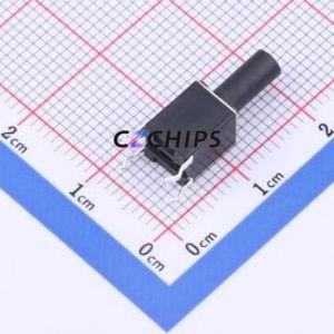 TSD025A16026A Tactile Switch Through hole Component (THT)-4P,6x6mm Switch Round Button 2.6N Through Hole 6mm - Product Image 2
