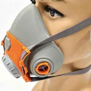 Mascarilla Antigás de Media Cara 7501 7502 7503 con Filtro 5N11 para Gases y Polvo Químicos, Tamaño Pequeño - Product Image 6