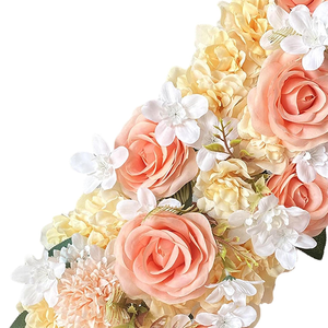 Decoración Floral de Lujo Hecha a Mano con Seda para Bodas, Mezcla de Rosas, Peonías e <span class=keywords><strong>Hortensias</strong></span>, para Puertas y Ventanas Arqueadas, Ideal para Halloween - Product Image 3