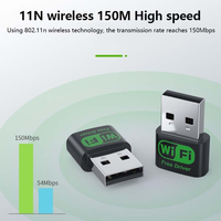 Usine 150M USB WiFi adaptateur Plug and Play intégré antenne à Gain élevé adaptateur USB pour PC de bureau ordinateur portable Windows