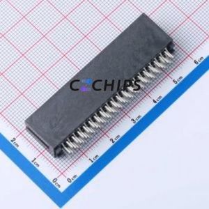 HED78LP03BK Gold Finger <b>Connector</b> Through hole Component (THT),P=1.27mm <b>Connector</b> EDGE SLOT 1.27mm 78P Through Hole - Product Image 2