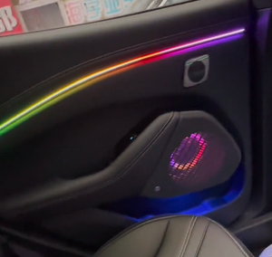 Améliorations de l'intérieur de la voiture, éclairage ambiant LED, 21 lumières, adapté à la <span class=keywords><strong>Ford</strong></span> <span class=keywords><strong>Mustang</strong></span> Mach-<span class=keywords><strong>E</strong></span> - Product Image 4