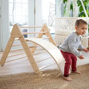 Vendita all'ingrosso coperta in legno parco giochi per bambini-2022 cornici da arrampicata in legno per bambini al coperto di alta qualità