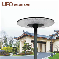 Lampe Solaire LED Intégrée pour Jardin 600W 800W 1000W Forme OVNI avec Détecteur de Mouvement et Télécommande, Étanche IP66, pour Parc à Thème et Extérieur